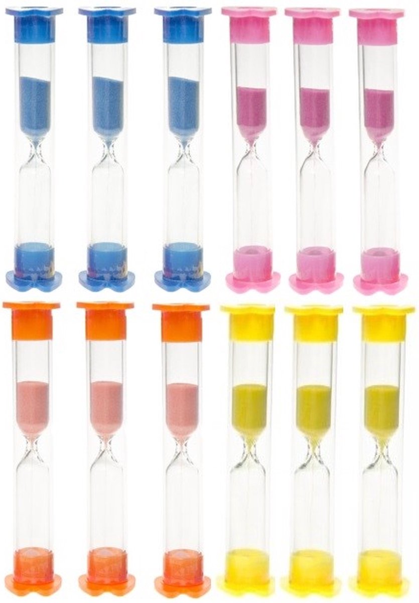   Tanden Poetsen Voordeel Set | 12 Stuks | 4 Kleuren